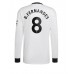 Cheap Manchester United Bruno Fernandes #8 Away Football Shirt 2022-23 Long Sleeve